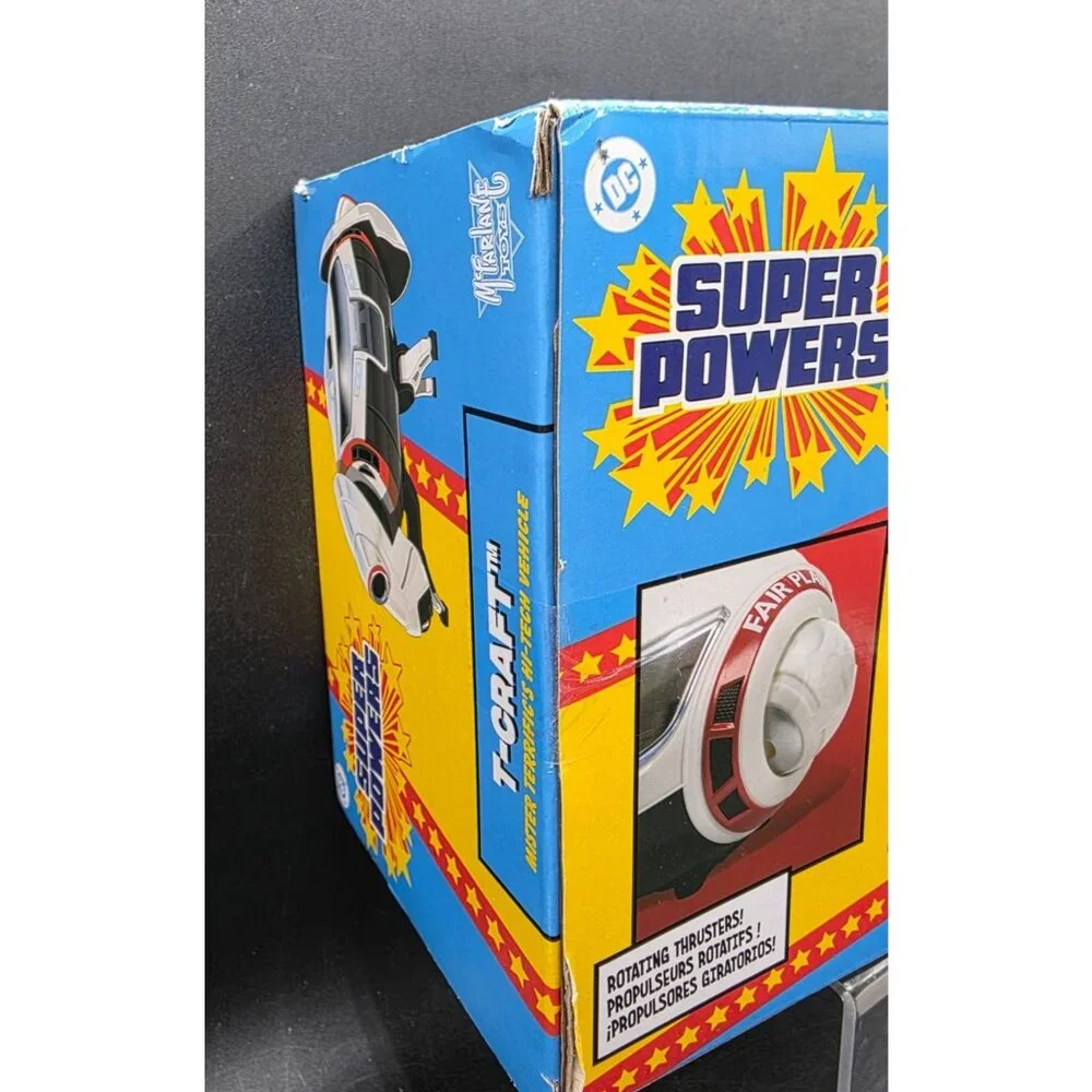 Super Powers T-Craft Mister Terrific Hi-Tech Vehicle By McFarlane Toys DC 12+